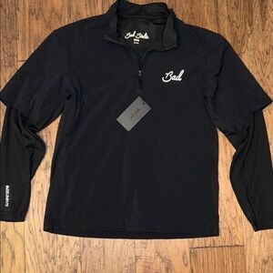 Bad Birdie Midnight Black Quarter-Zip - Bad Elements Mechanism QZ